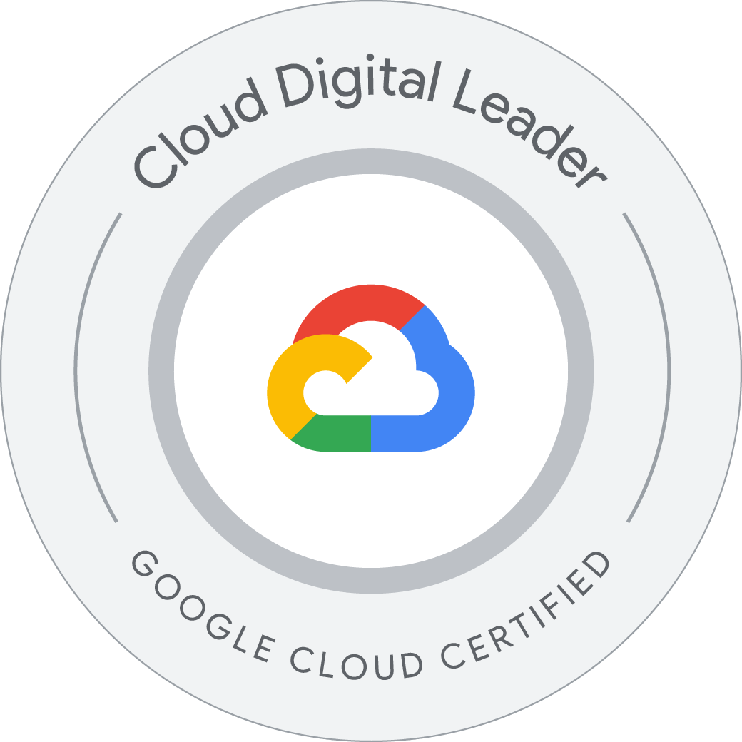 Buena Cloud GmbH - Google Cloud Digital Leader Zertifikat